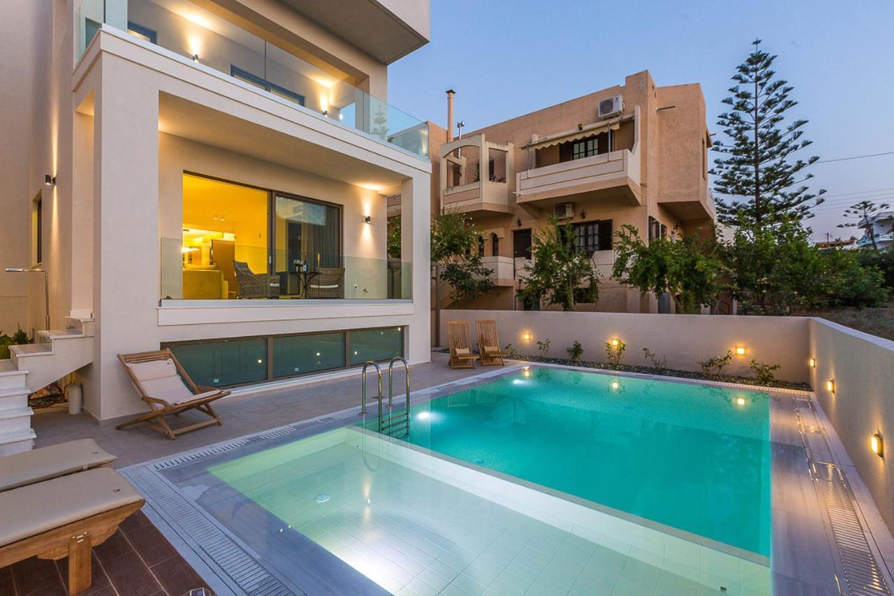 Villa Amelia I Free 9 Seater Mini Van & Pool Kalathas Eksteriør billede