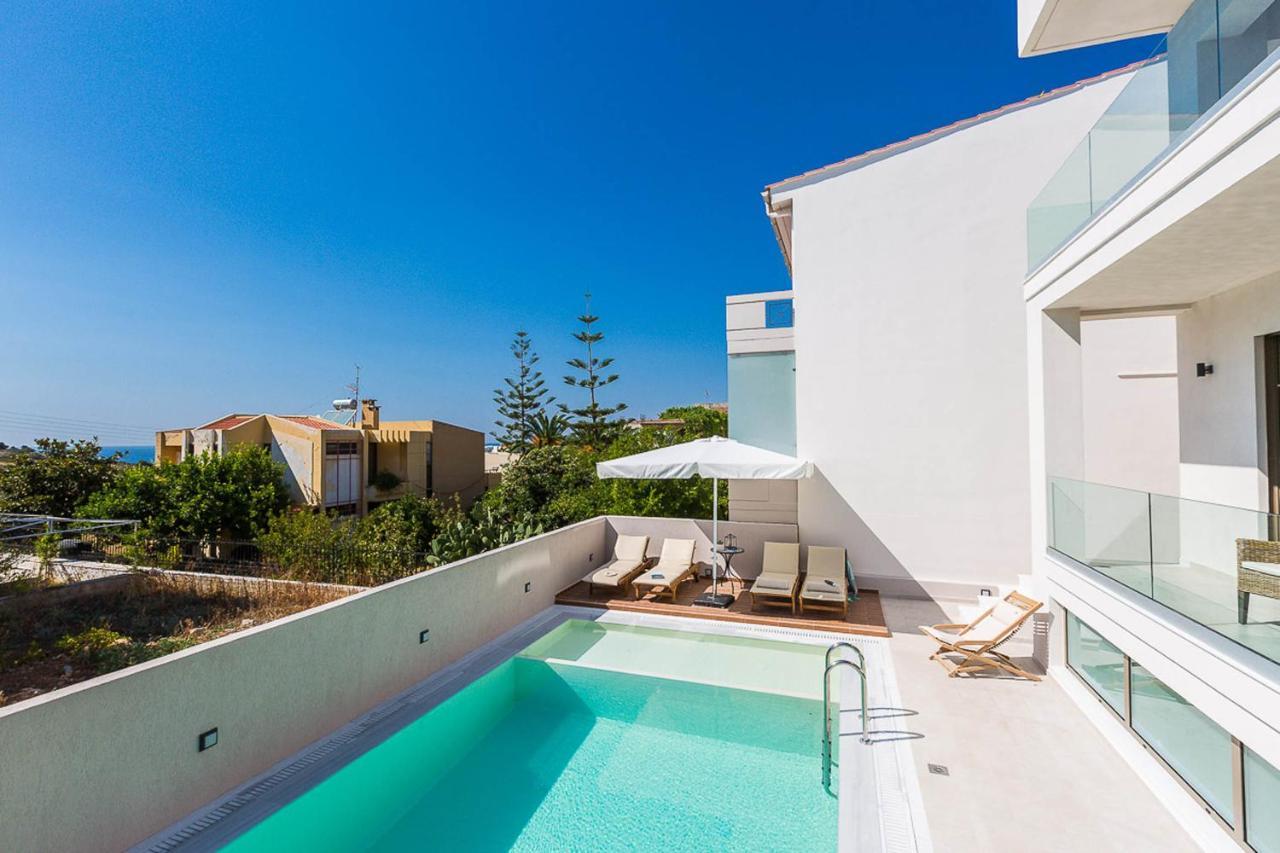 Villa Amelia I Free 9 Seater Mini Van & Pool Kalathas Eksteriør billede